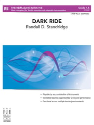 Dark Ride Concert Band sheet music cover Thumbnail